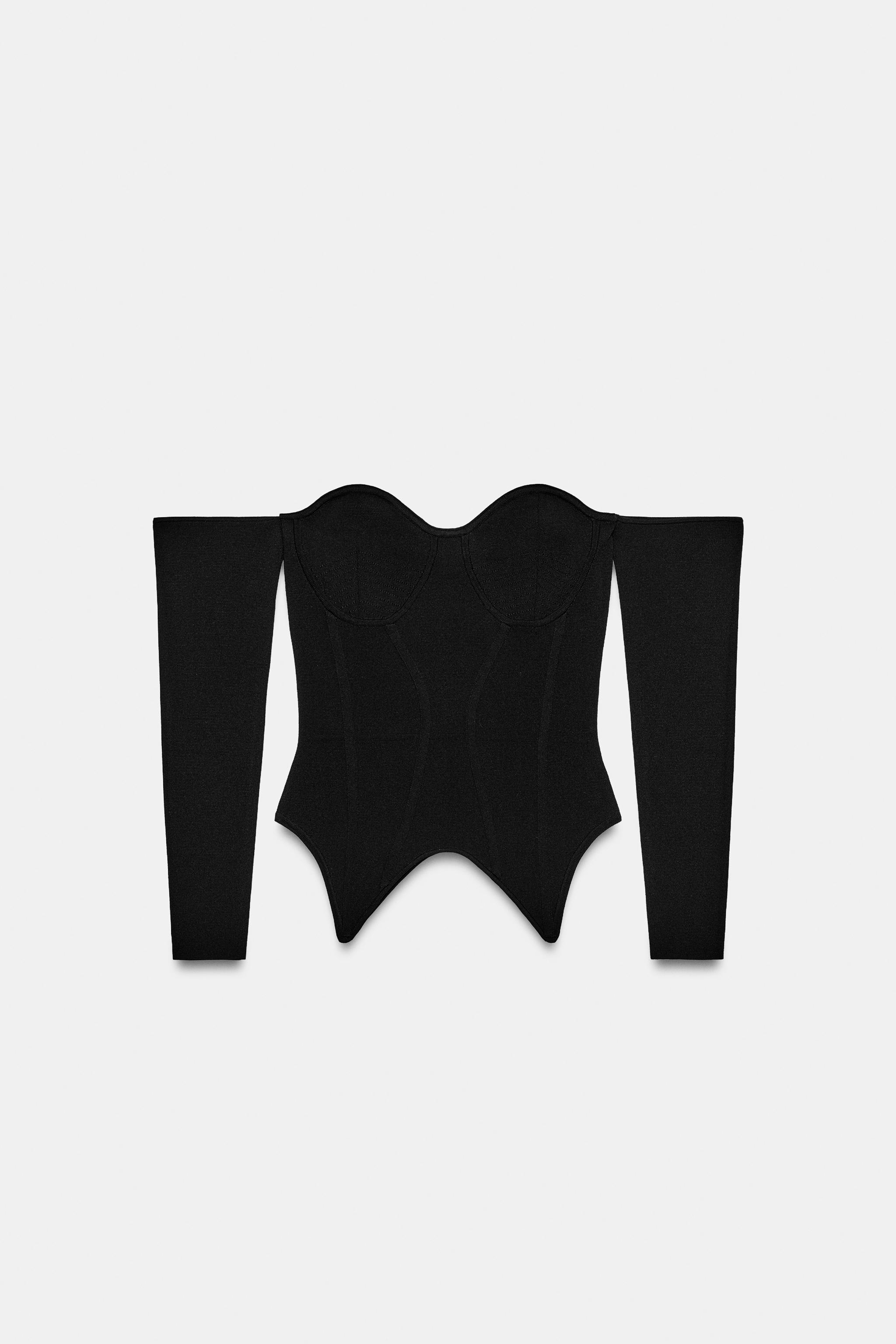 KNIT CORSET TOP